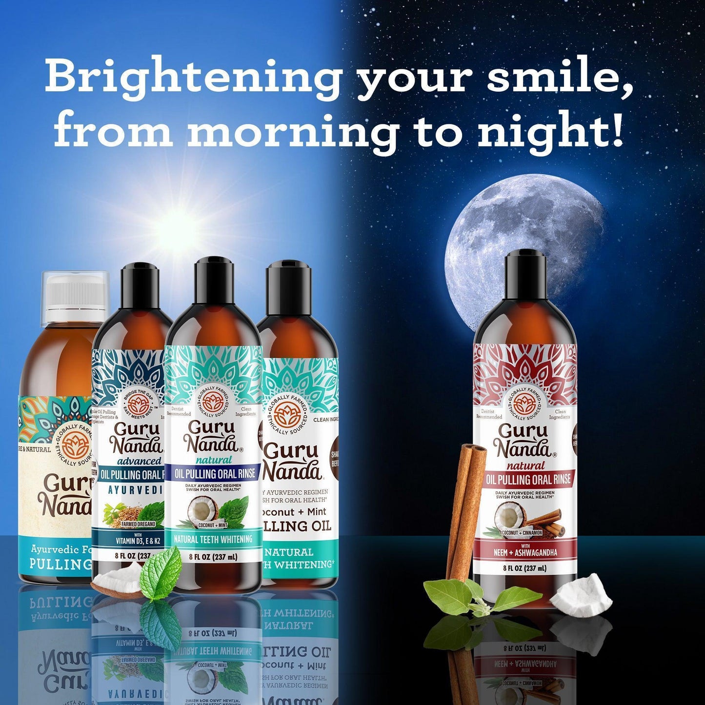 Cocomint Oil Pulling with Vitamins & Essential Oils - 7 Count