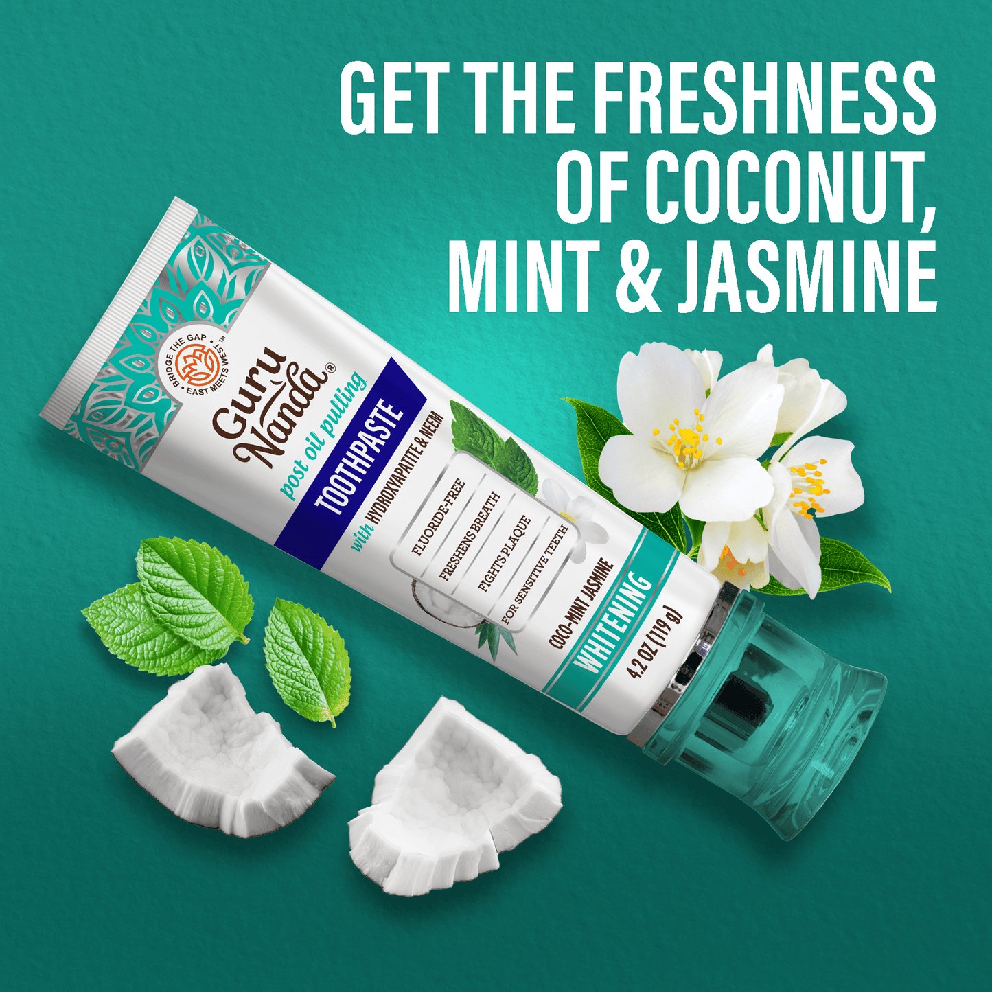 Fluoride Free Whitening Toothpaste with Hydroxyapatite
