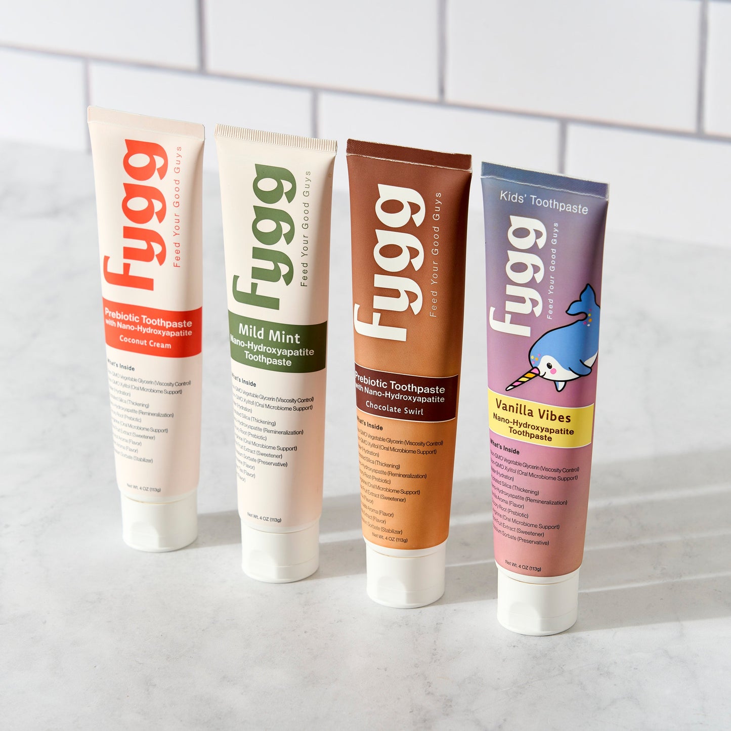 Fygg Nano-Hydroxyapatite Toothpaste with Prebiotics | Coconut Cream