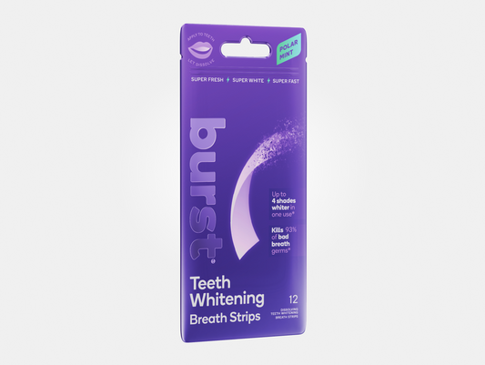 2-in-1 BURST Dissolving Teeth Whitening Breath Strips