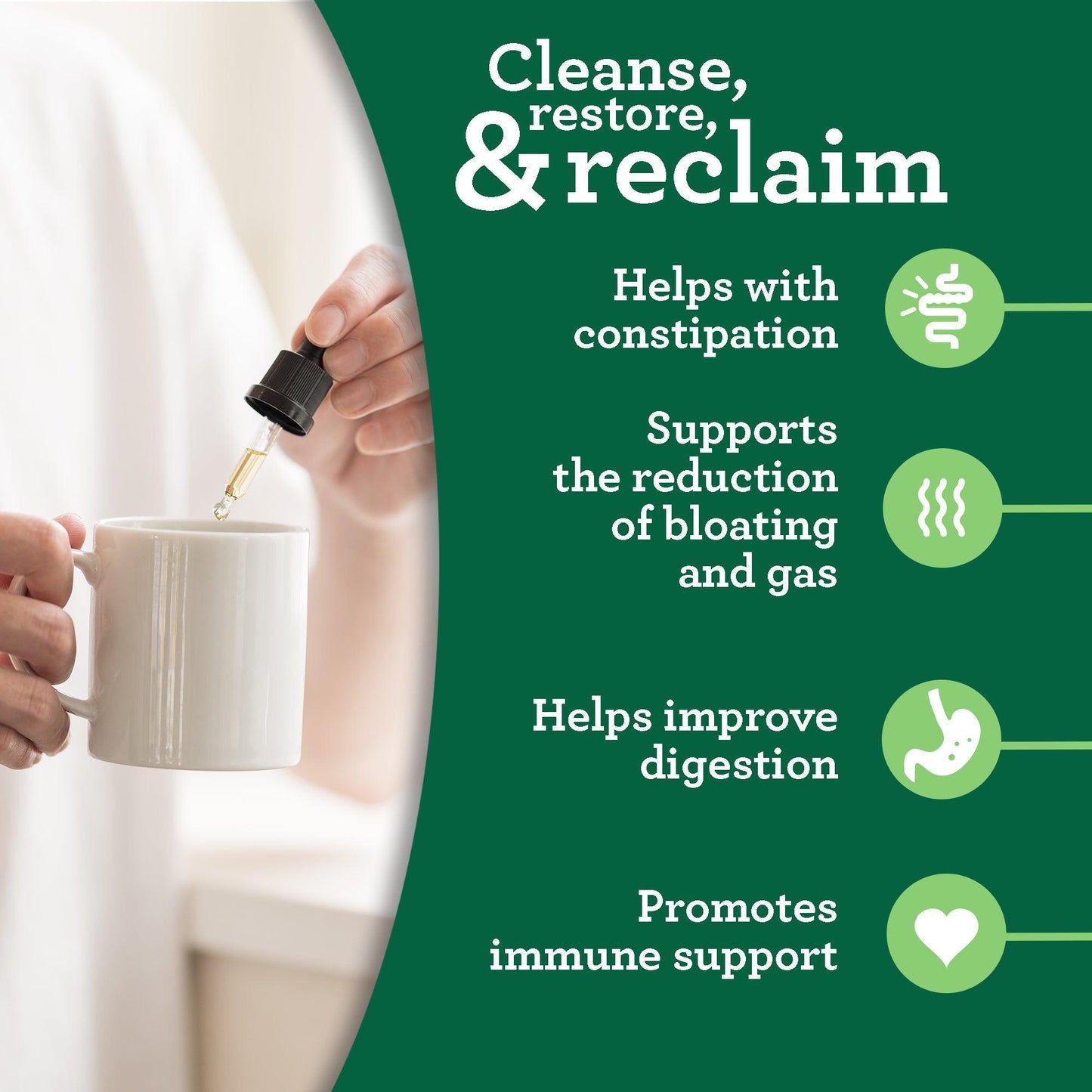 GuruNanda Gutcleanse – 2-Step Detox with Wormwood, Clove & Fulvic Acid