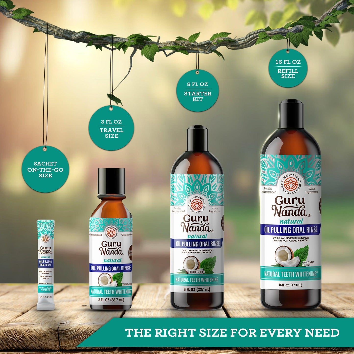 Refill Size Cocomint Pulling Oil with 7 Essential Oils & Vitamins D3, E & K2, 16 Fl Oz - 1 Pk