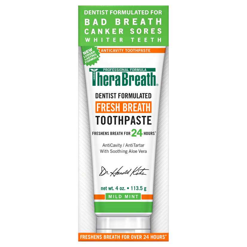 TheraBreath Fresh Breath Toothpaste - Mild Mint