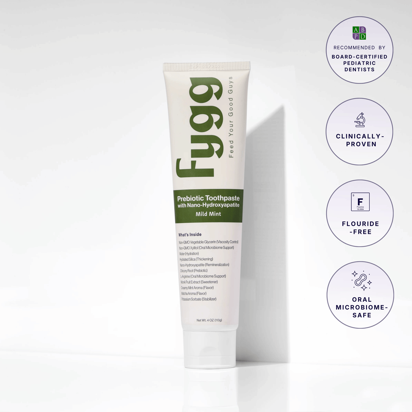 Fygg Nano-Hydroxyapatite Toothpaste with Prebiotics | Mild Mint