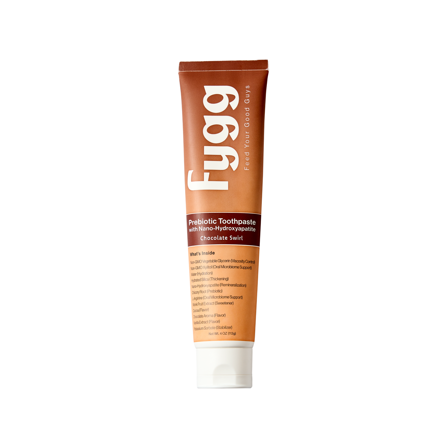 Fygg Nano-Hydroxyapatite Toothpaste with Prebiotics | Chocolate Swirl