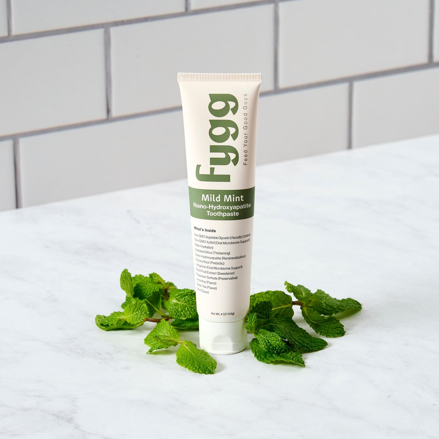Fygg Nano-Hydroxyapatite Toothpaste with Prebiotics | Mild Mint