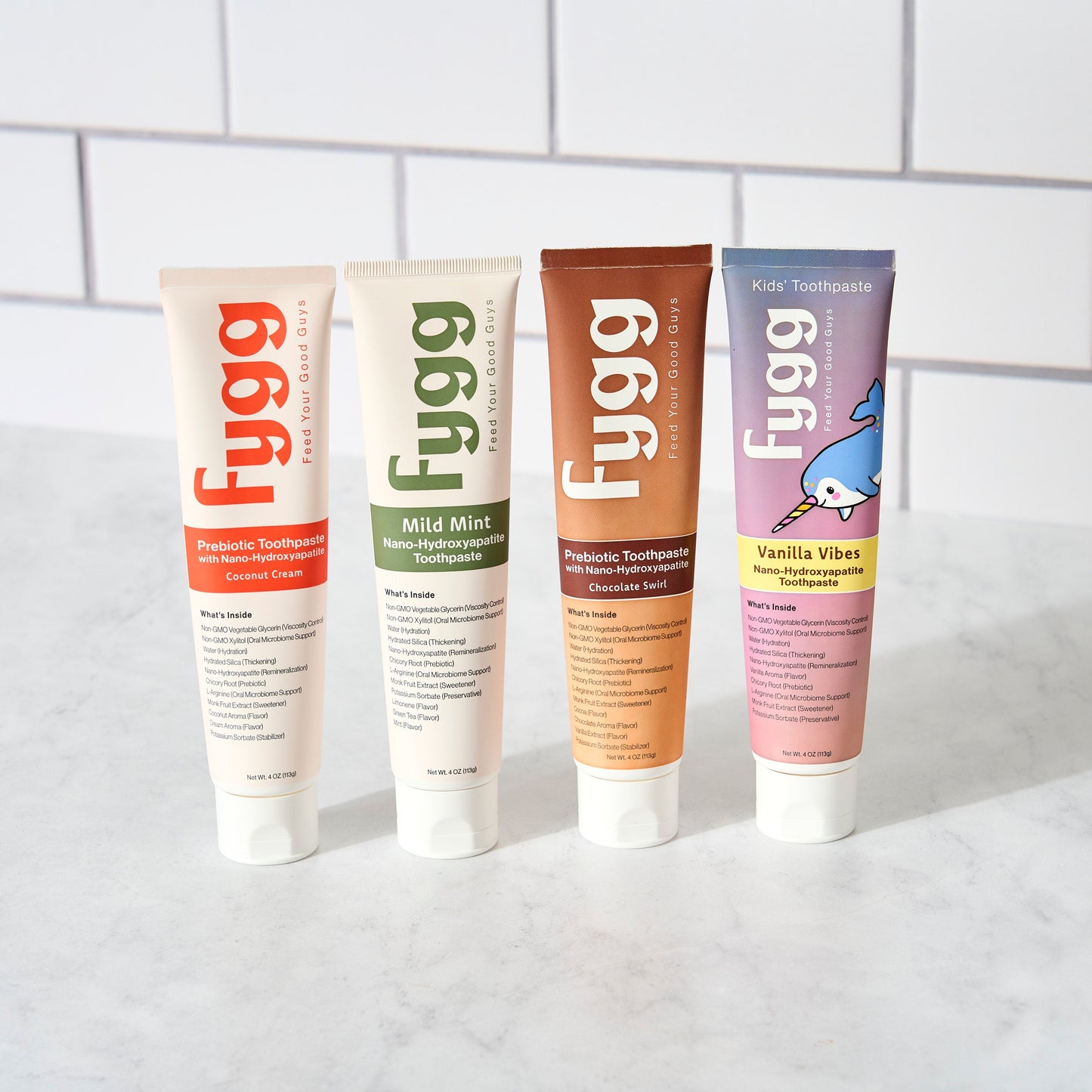 Fygg Nano-Hydroxyapatite Toothpaste with Prebiotics | Mild Mint