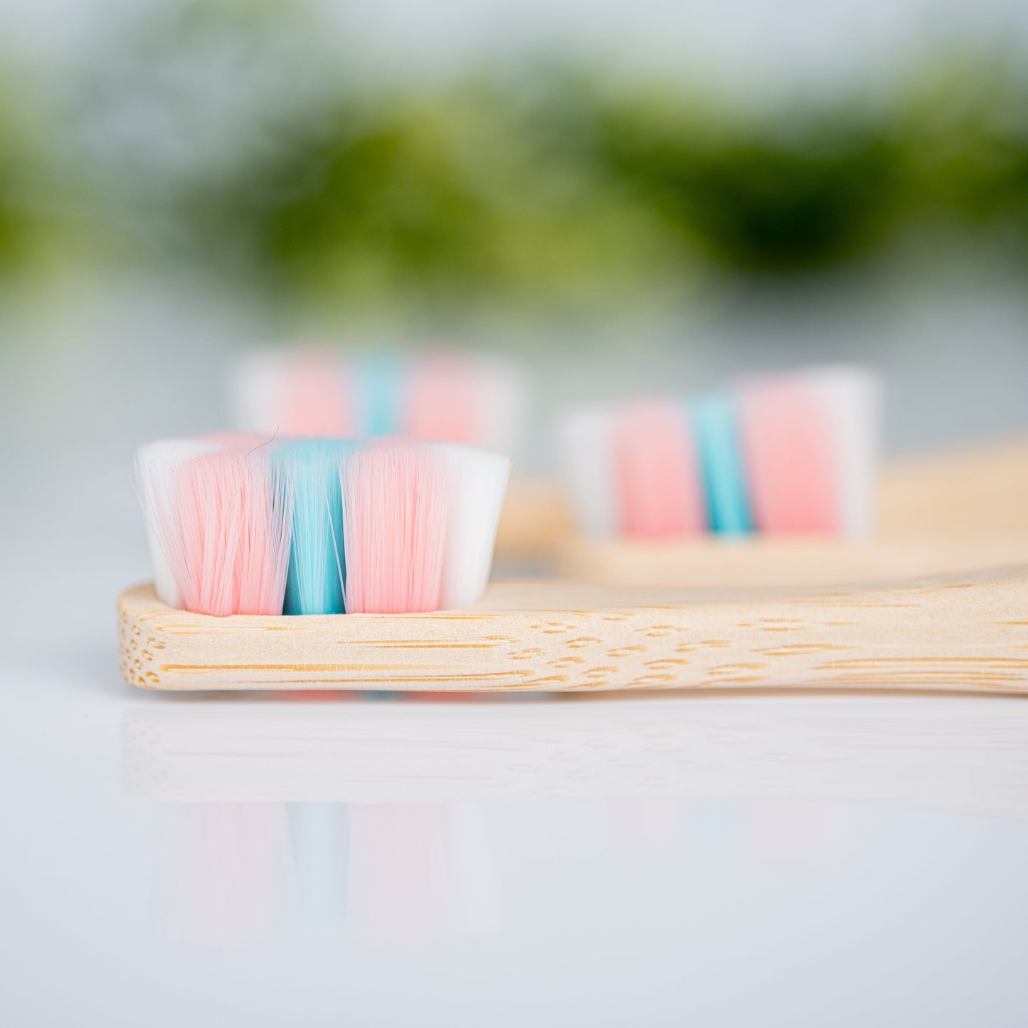 Wellnesse Feather Bristle Toothbrush – Ultra Soft Bamboo Handle for Sensitive Teeth, Gentle Plaque Removal & Gum Care