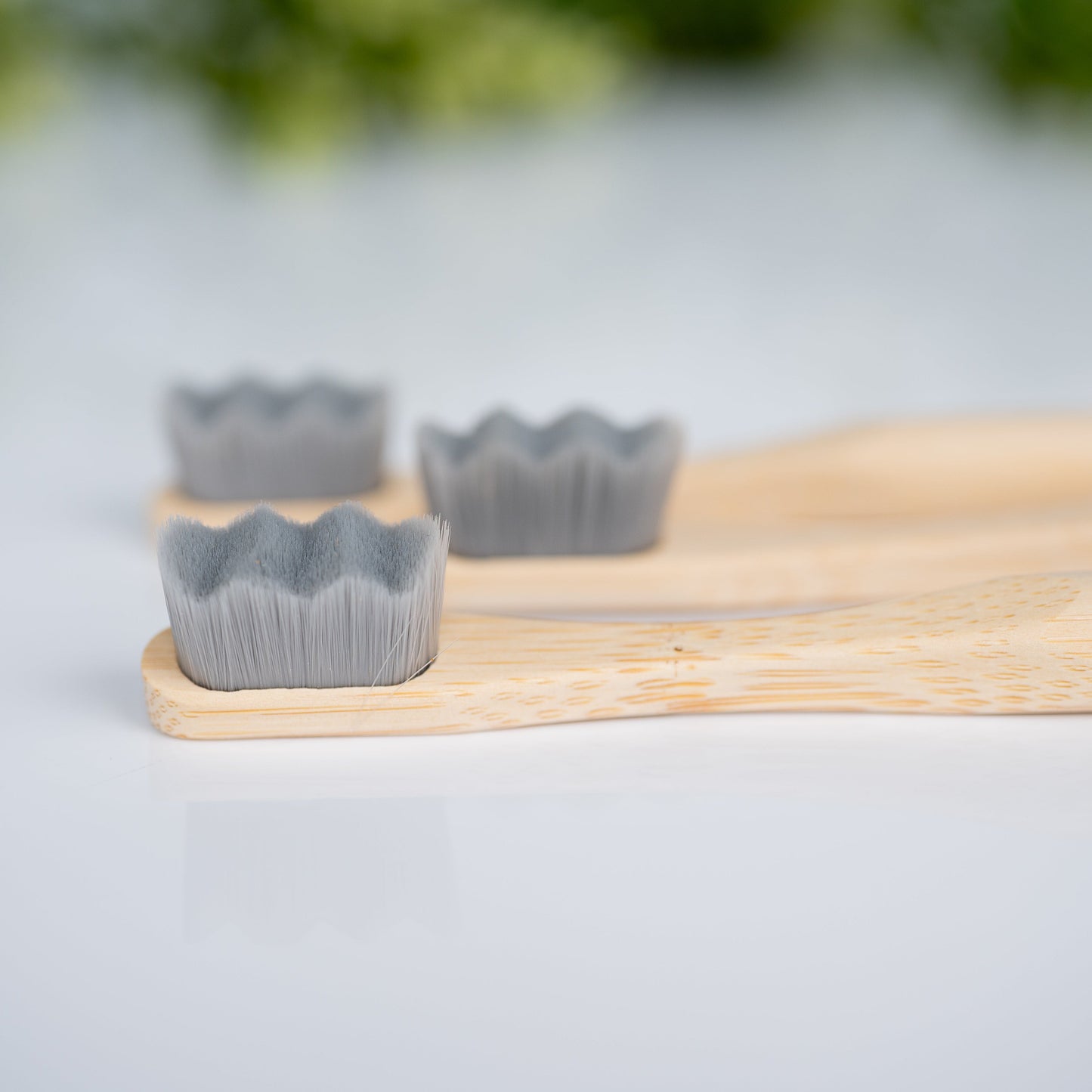 Wellnesse Charcoal Micro Bristle Toothbrush – Soft Bamboo Handle Toothbrush for Deep Clean, Whitening & Gum Health