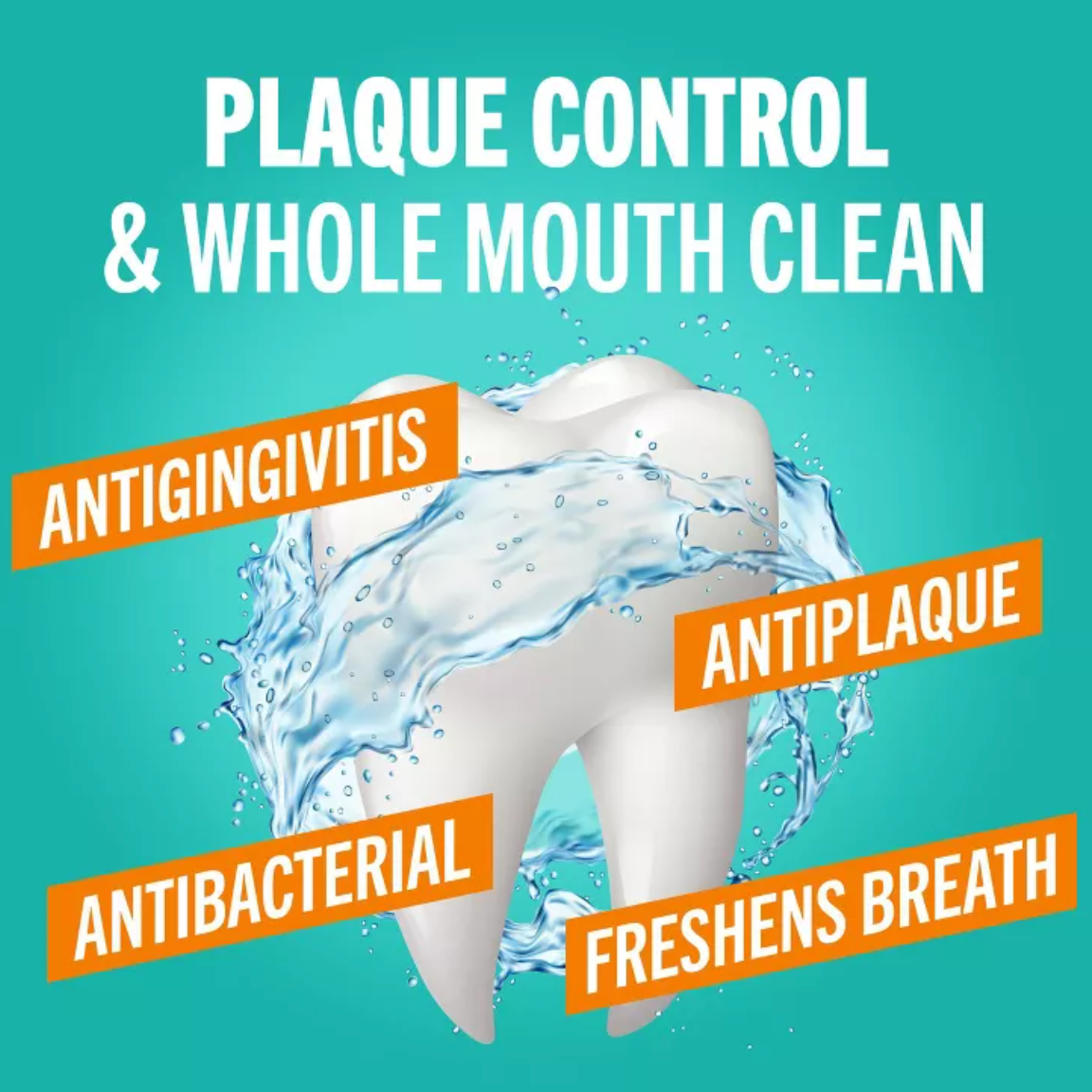 Therabreath Plaque Control Pre-Brush Oral Rinse - Refreshing Mint Flavor