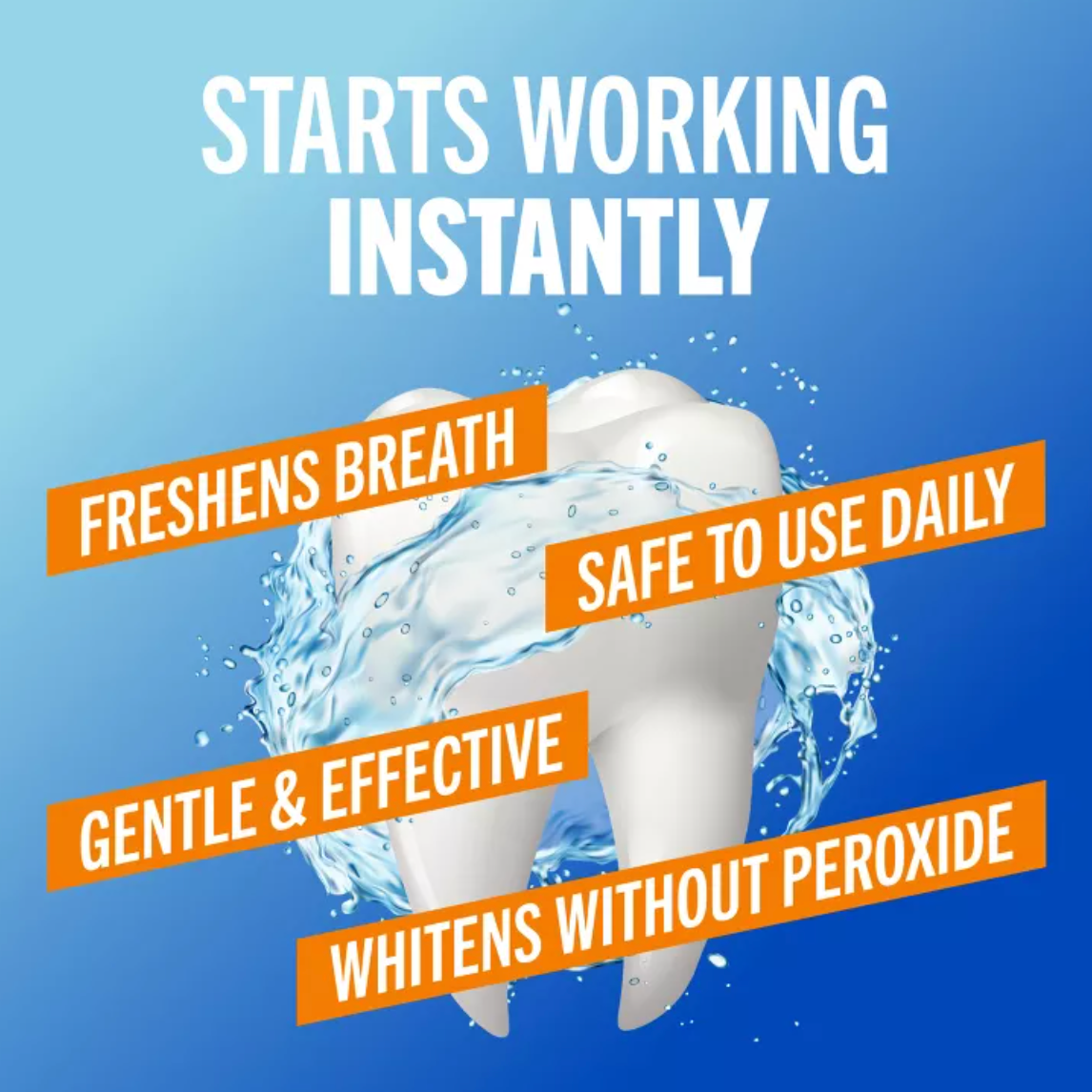 TheraBreath Whitening Mint Mouthwash - Dazzling Mint - 16 fl oz