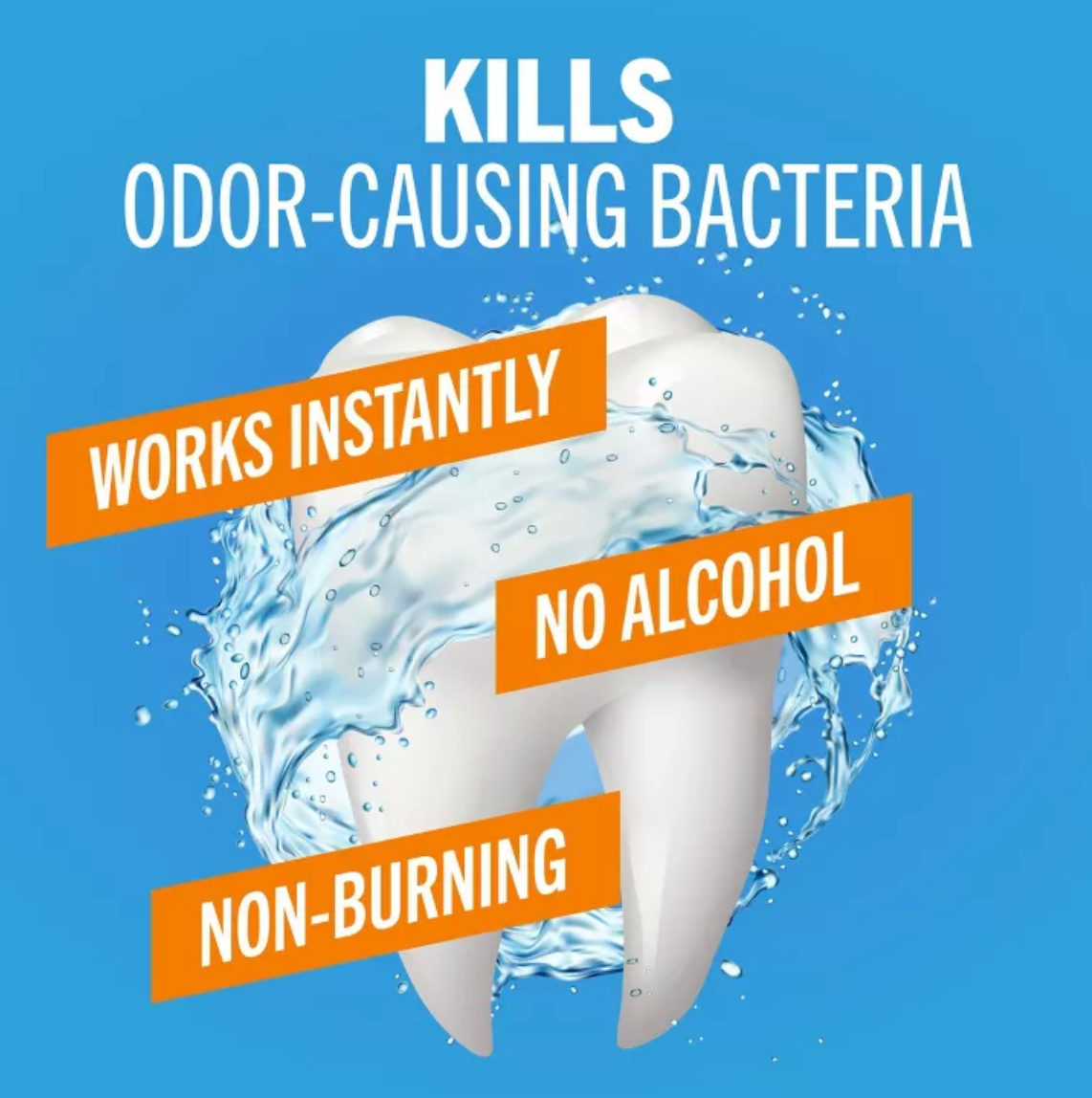 TheraBreath Fresh Breath Mouthwash Alcohol-Free - Icy Mint - 16 fl oz