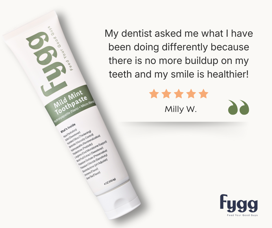 Fygg Nano-Hydroxyapatite Toothpaste with Prebiotics | Chocolate Swirl