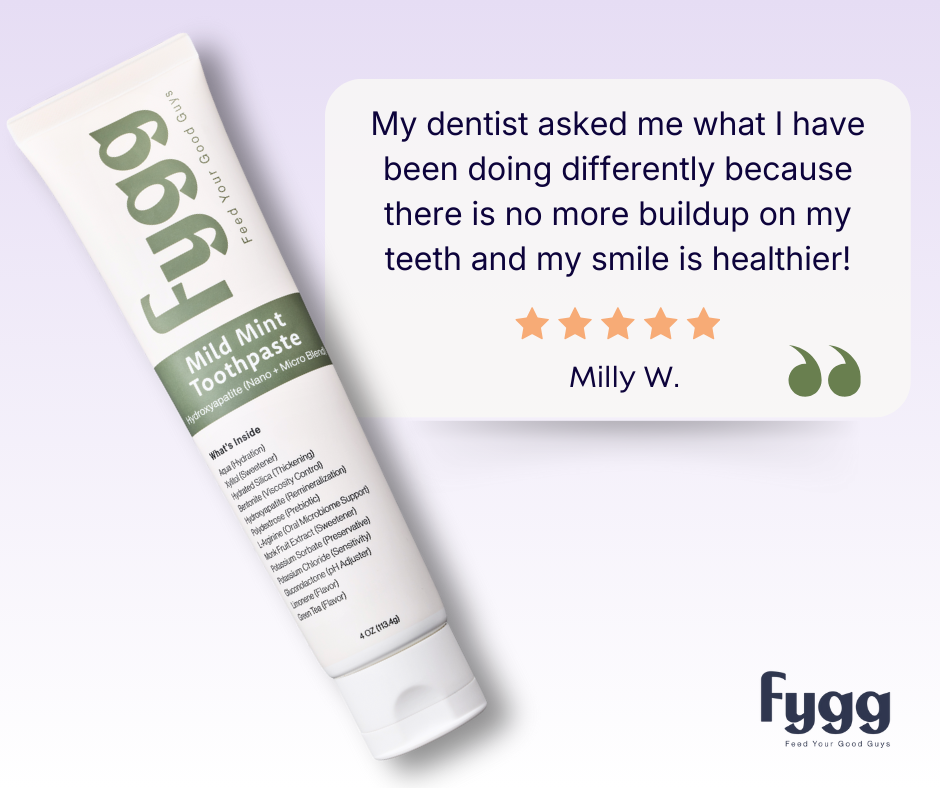 Fygg Nano-Hydroxyapatite Toothpaste with Prebiotics | Mild Mint