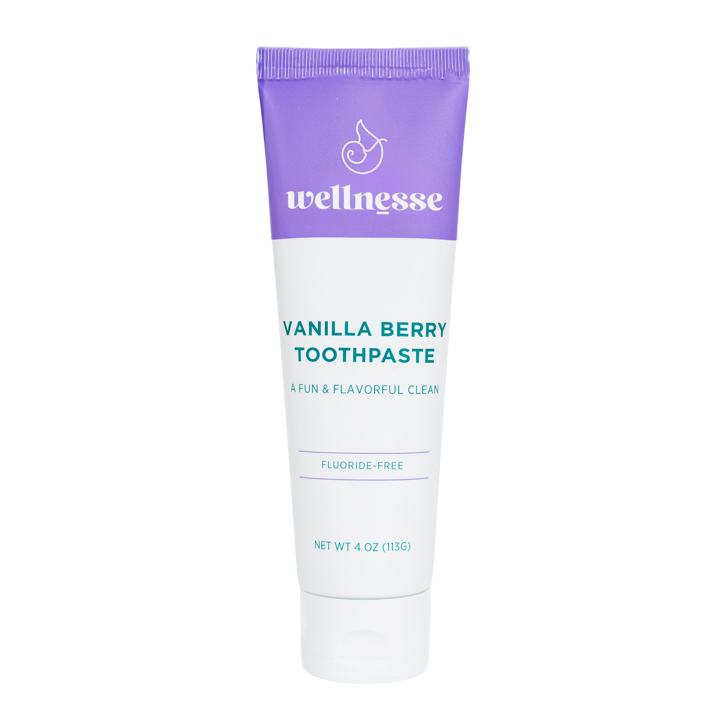 Wellnesse Vanilla Berry Toothpaste – Fluoride-Free Natural Toothpaste with Hydroxyapatite for Enamel Strength + Fresh Breath
