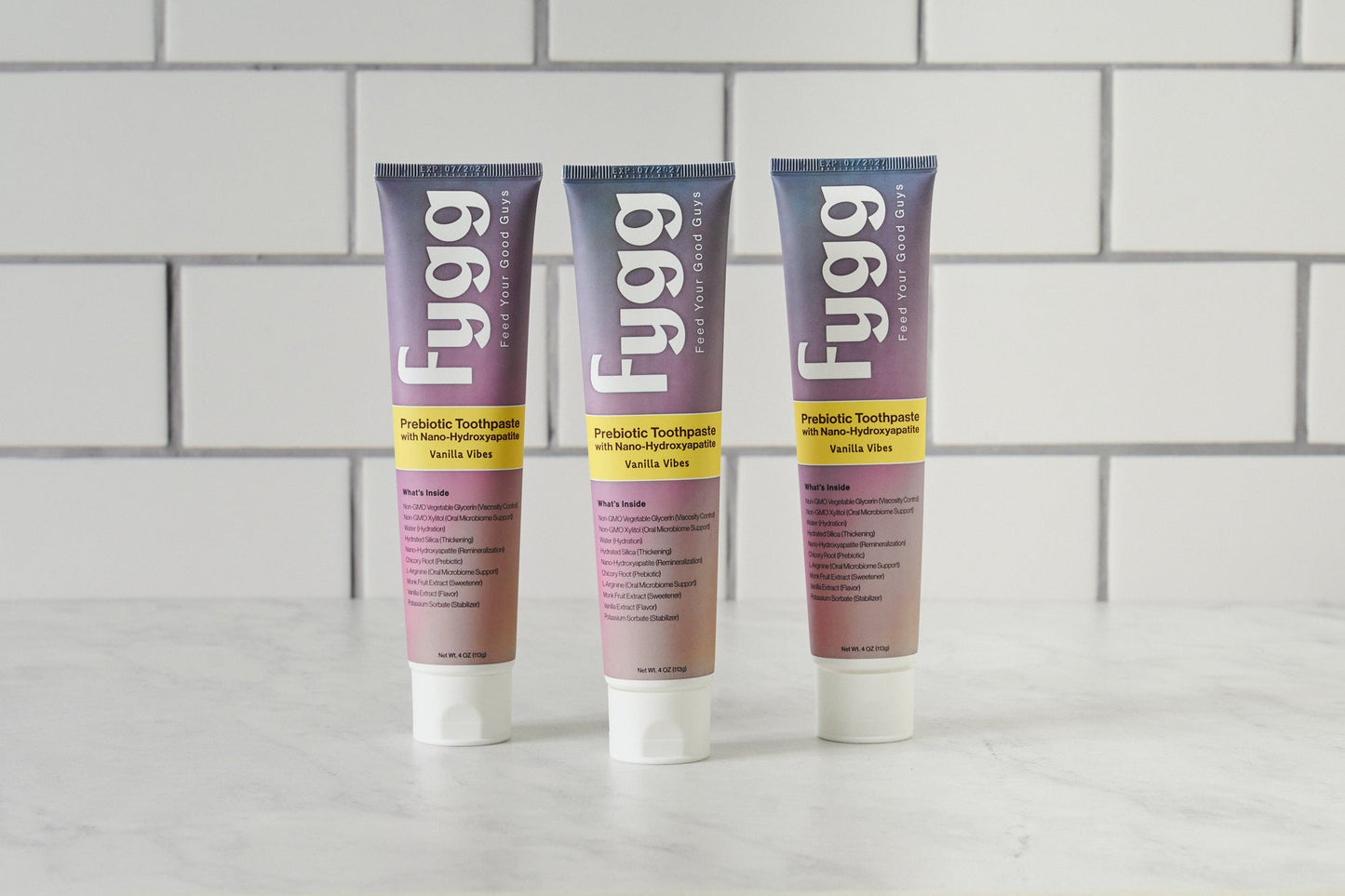 Fygg Nano-Hydroxyapatite Toothpaste with Prebiotics | Vanilla Vibes