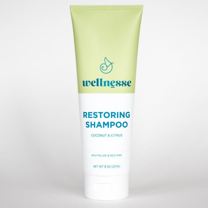 Wellnesse Restoring Shampoo - Sulfate-Free Natural Hair Repair Formula